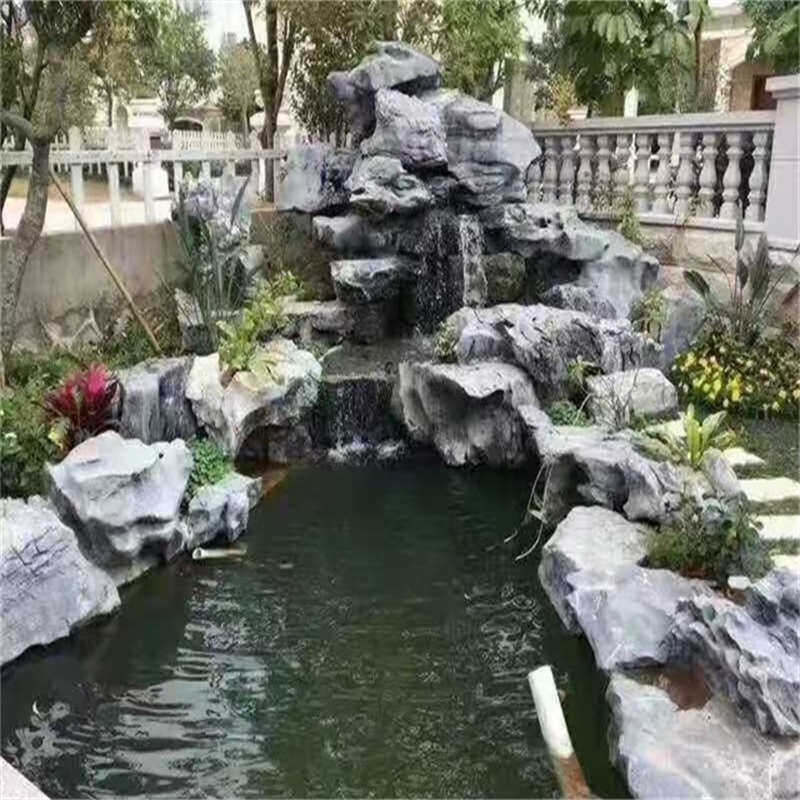 海东庭院鱼池改造过滤